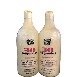 Mega Blend Kit Shampoo e Creme 1L Resultado em 30 Segundos