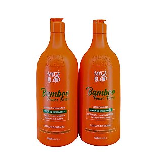 Kit Shampoo e Condicionador de Crescimento Capilar Bamboo Mega Blend  2X1000ml