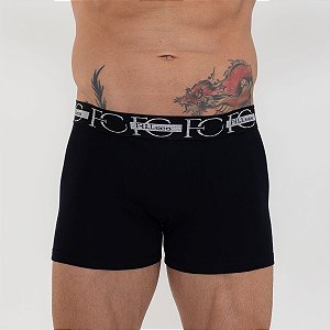 Cueca Box Sem Costura Lateral Preto