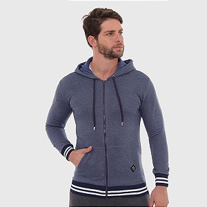 Jaqueta Moletom Street Azul