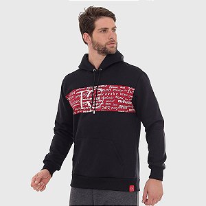 Moletom Peluciado Words Preto