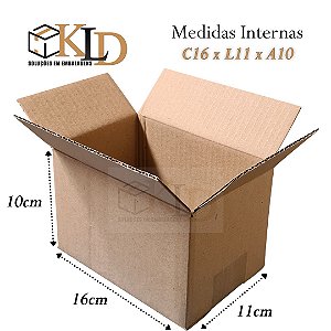 100 caixas de papelão - MEDIDAS 16x11x10 cm | 1º LINHA - ENVIOS CANECAS PLÁSTICAS & PORCELANA