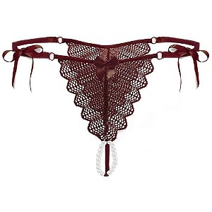 TANGA FIO TAILANDESA COM PEROLA