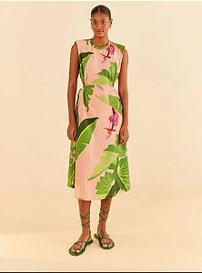 VESTIDO OMBREIRA  TROPICALIST FARM