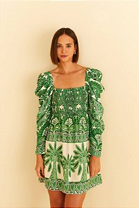 VESTIDO CURTO COQUEIRAL BOHO FARM