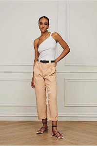 BLUSA RIB BASIC UM OMBRO SÓ OFF WHITE-ANIMALE/970002