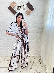 CONJUNTO CHEMISE COM CALÇA INDIANO