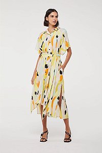 CHEMISE MIDI MURANO POIS FRESH-ANIMALE