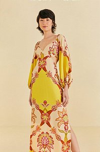 VESTIDO LONGO MANGA CORNELY FARM
