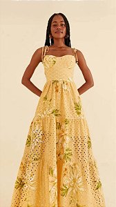 VESTIDO CROPPED LAISE FLORAL MAGIA FARM