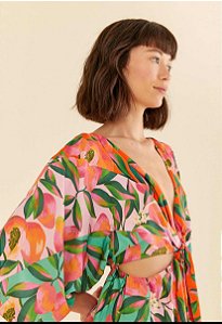 VESTIDO CURTO PAPAYA ROSA FARM