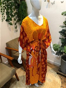 VESTIDO LONGO DEUSA INDIANA- MODA INDIANA