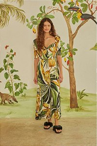 VESTIDO CROPPED BUFANTE BANANARTE OFF WHITE FARM- VERÃO 2025