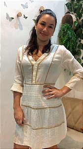 VESTIDO CURTO INDIANO DE LAISE ALGODÃO