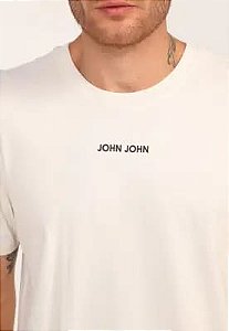 Camiseta John John Logo Branca