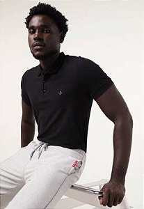 CAMISA POLO DUDALINA PRETA