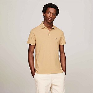 CAMISA POLO 1985 REGULAR  TOMMY BEGE