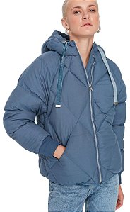 Jaqueta Puffer Feminina Trendyol – Azul