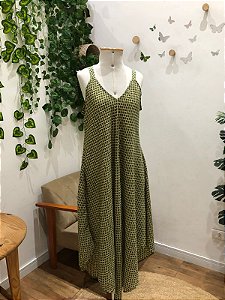 Vestido Midi Folinha Indiana- Palak