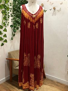 Vestido Longo Boho Indiano- Palak