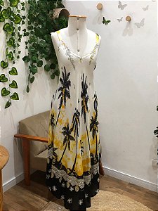 Vestido Midi Sunset Palms- Palak