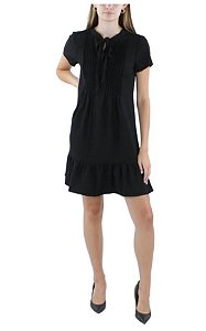 Vestido casual curto lacinho