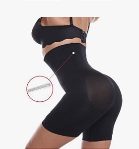 Short Modelador Cintura Alta Reduz Medidas