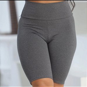 Bermuda Feminino Legging Ciclista Cintura Alta Moda Academia