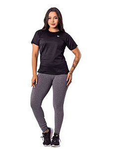 Camiseta  Academia Feminina Dry Fit  Camisa Blusa Caminhada Musculação Treino  Baby Look
