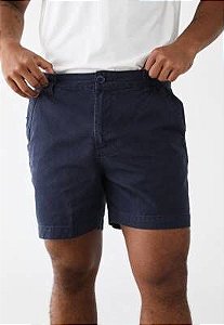 Osklen Bermuda Osklen Reta Alfaiataria New Flow Azul-Marinho