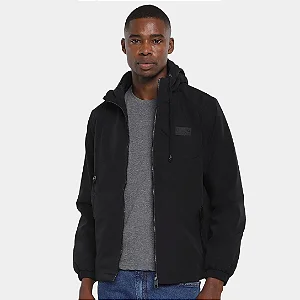 Jaqueta Sarja Red Nose Capuz Masculina - Preto