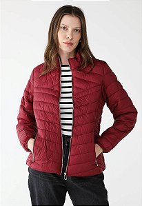 Jaqueta Puffer Facinelli Bordô
