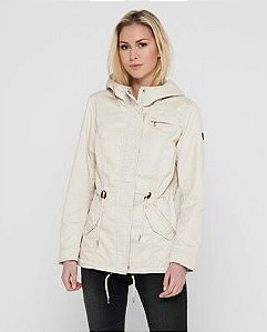Casaco Mulher Parka de lona Only Onllorca Moonbeam