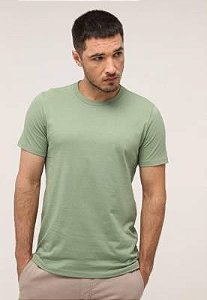 Camiseta Básica Verde Lisa