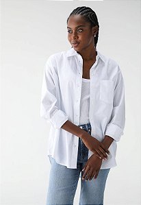 Camisa GAP Reta Pocket Branca