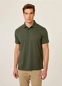 Camisa Polo Verde Militar - Dudalina