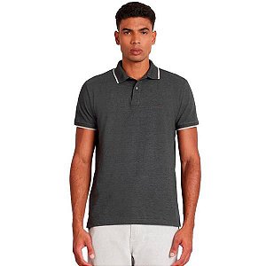 Camisa Polo Aramis 3 Listras  Grafite