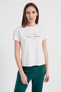 Camiseta Branca T-shirt Banana Republic