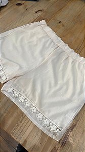 Short Feminino creme
