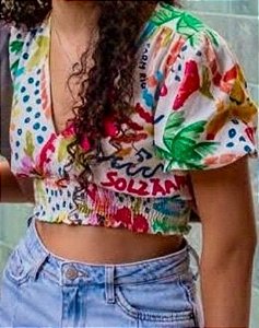 Blusa Cropped Alto Astral Farm