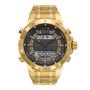 Relógio Condor Masculino Digital Dourado COBJK657AA/4X