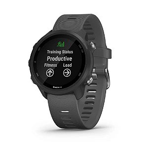 Smartwatch e Monitor Cardíaco de pulso com GPS Garmin Forerruner 245 - Cinza