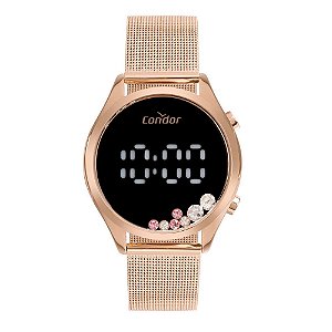 Relógio Condor Feminino Digital Rosé COBLD720AB/4J