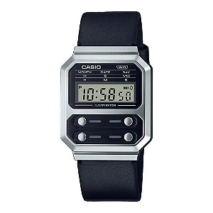 Relógio Casio Vintage Unissex A100WEL-1ADF.