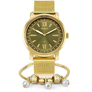 Kit Relógio Euro Feminino EUPC20AA/K4V
