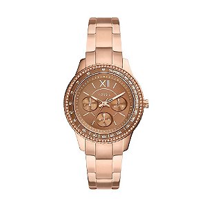 Relógio Fossil Feminino Stella Rosé ES5109/1MN