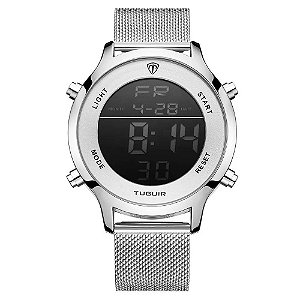Relógio Unissex Tuguir Digital TG101 – Prata