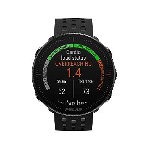 Relógio Smartwatch e Monitor Cardíaco de Pulso e GPS POLAR VANTAGE M2 - Preto  e Cinza