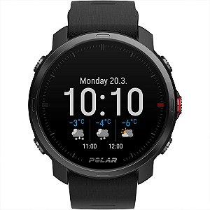 Relógio Smartwatch e Monitor Cardíaco de Pulso e GPS POLAR GRIT X - Preto