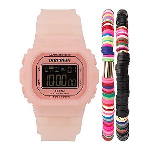Kit Relógio Mormaii Feminino Sports MO0303AB/K8T + pulseira